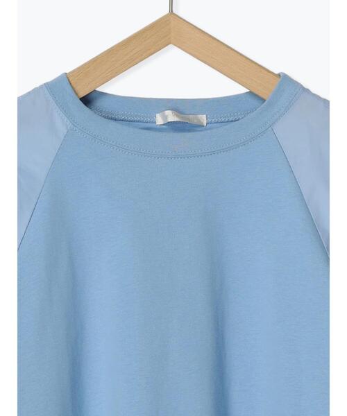 ehka sopo（エヘカソポ）の「袖ドロストラグランカットソー（Tシャツ/カットソー・レディース・ブルー/ライトベージュ/チャコールグレー・F）」の10枚目の写真