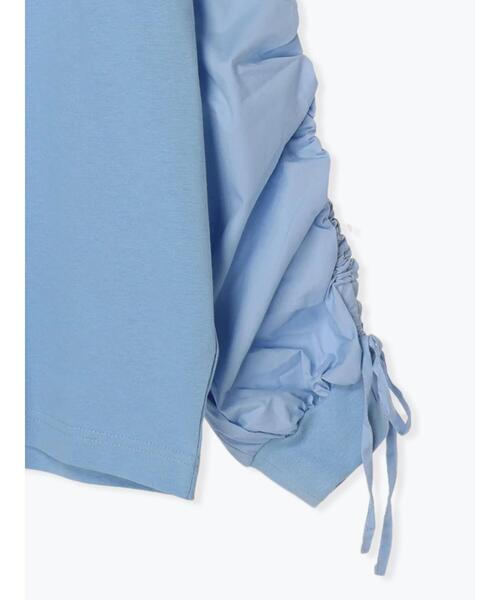 ehka sopo（エヘカソポ）の「袖ドロストラグランカットソー（Tシャツ/カットソー・レディース・ブルー/ライトベージュ/チャコールグレー・F）」の11枚目の写真