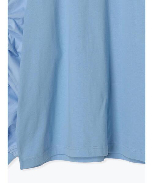 ehka sopo（エヘカソポ）の「袖ドロストラグランカットソー（Tシャツ/カットソー・レディース・ブルー/ライトベージュ/チャコールグレー・F）」の12枚目の写真