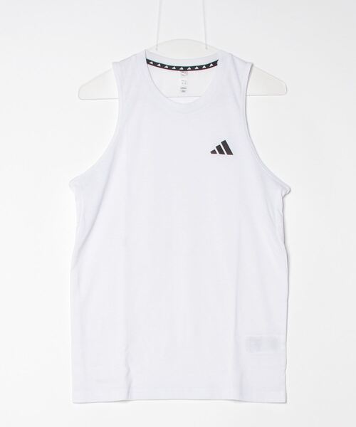 adidas（アディダス）の「アディダス adidas M RE-ES FEELREADY タンクトップ（タンクトップ・メンズ・ブラック/ホワイト・3L/S/M/L/LL）」の2枚目の写真