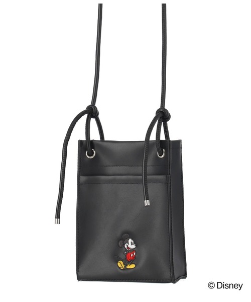 ミッキーマウス ショルダーバッグ ブラック アンドシュエット & chouette ディズニーコレクション