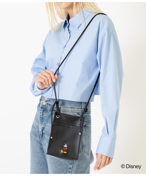 ANAP（アナップ）の「【ミッキーマウス】ANAP フェイクレザー ミニショルダーバッグ（ショルダーバッグ・レディース・ブラック・FREE）」の10枚目の写真