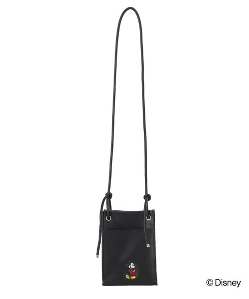 ANAP（アナップ）の「【ミッキーマウス】ANAP フェイクレザー ミニショルダーバッグ（ショルダーバッグ・レディース・ブラック・FREE）」の12枚目の写真