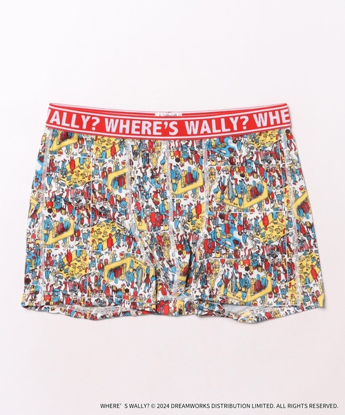 Where's Wally/ウォーリーを探せ】ボクサーパンツ（ボクサーパンツ