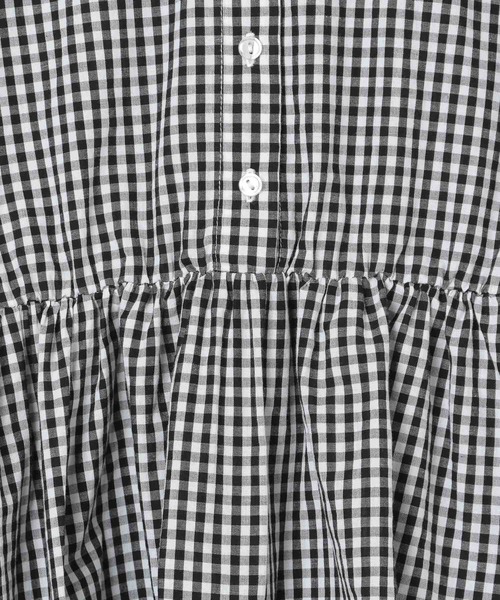 BAYFLOW（ベイフロー）の「ギンガムチェックブラウス（KIDS）（シャツ/ブラウス・キッズ・ブルー/ブラック/レッド・110cm/120cm/130cm/140cm/150cm）」の9枚目の写真