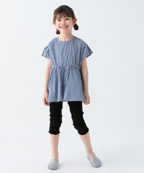 BAYFLOW（ベイフロー）の「ギンガムチェックブラウス（KIDS）（シャツ/ブラウス・キッズ・ブルー/ブラック/レッド・110cm/120cm/130cm/140cm/150cm）」の17枚目の写真