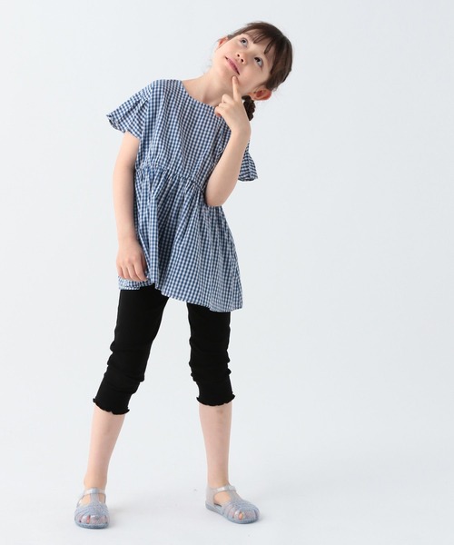 BAYFLOW（ベイフロー）の「ギンガムチェックブラウス（KIDS）（シャツ/ブラウス・キッズ・ブルー/ブラック/レッド・110cm/120cm/130cm/140cm/150cm）」の15枚目の写真