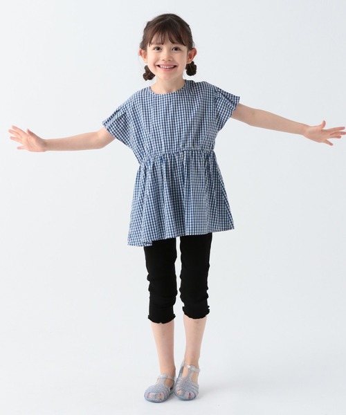 BAYFLOW（ベイフロー）の「ギンガムチェックブラウス（KIDS）（シャツ/ブラウス・キッズ・ブルー/ブラック/レッド・110cm/120cm/130cm/140cm/150cm）」の12枚目の写真
