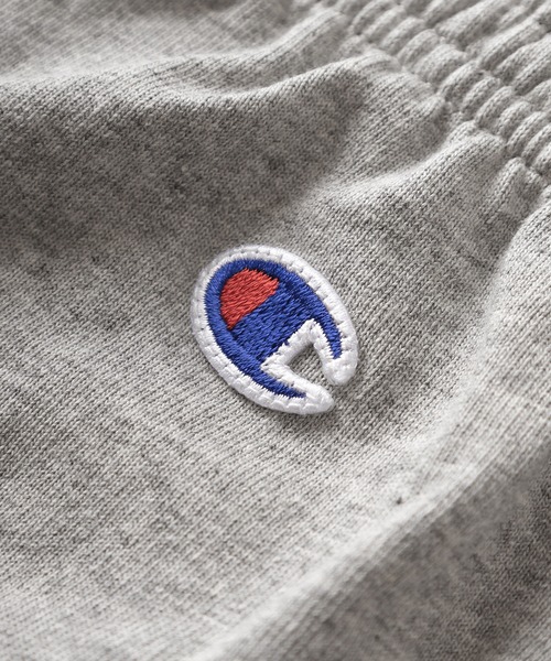 Champion(チャンピオン)の「【Champion/チャンピオン】ブランドネームロゴ刺繍&ミニワッペンデザイン コットンジャージー生地 ショーツ/ショートパンツ(その他パンツ・メンズ・モスグリーン/ホワイト/グレー/ブラック・M/L/XL)」の7枚目の写真