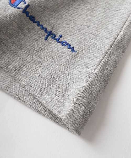 Champion(チャンピオン)の「【Champion/チャンピオン】ブランドネームロゴ刺繍&ミニワッペンデザイン コットンジャージー生地 ショーツ/ショートパンツ(その他パンツ・メンズ・モスグリーン/ホワイト/グレー/ブラック・M/L/XL)」の10枚目の写真