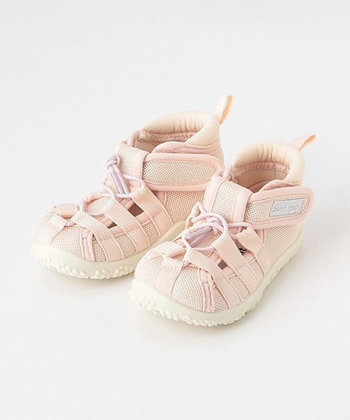 petit main（プティマイン）の「水抜きソールサンダル（スニーカー・キッズ・ライトピンク/ライトベージュ/ブラック・14cm/16cm/15cm/17cm/13cm）」の3枚目の写真