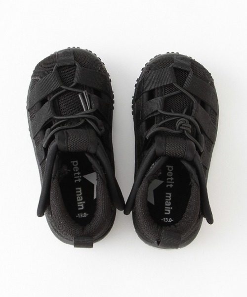 petit main（プティマイン）の「水抜きソールサンダル（スニーカー・キッズ・ライトピンク/ライトベージュ/ブラック・14cm/16cm/15cm/17cm/13cm）」の20枚目の写真