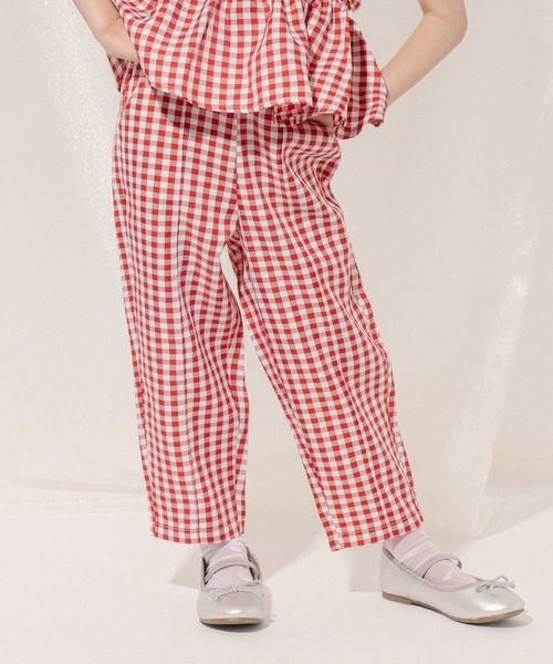 URBAN CHERRY（アーバンチェリー）の「【SEEM/シーム】タックテーパードパンツ（その他パンツ・キッズ・グリーン/ブラック/レッド・110cm/120cm/130cm/140cm/150cm）」の3枚目の写真