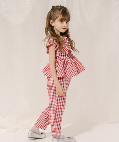 URBAN CHERRY（アーバンチェリー）の「【SEEM/シーム】タックテーパードパンツ（その他パンツ・キッズ・グリーン/ブラック/レッド・110cm/120cm/130cm/140cm/150cm）」の8枚目の写真