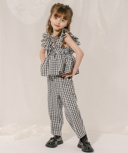 URBAN CHERRY（アーバンチェリー）の「【SEEM/シーム】タックテーパードパンツ（その他パンツ・キッズ・グリーン/ブラック/レッド・110cm/120cm/130cm/140cm/150cm）」の16枚目の写真