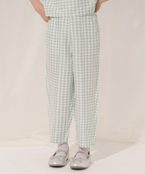 URBAN CHERRY（アーバンチェリー）の「【SEEM/シーム】タックテーパードパンツ（その他パンツ・キッズ・グリーン/ブラック/レッド・110cm/120cm/130cm/140cm/150cm）」の14枚目の写真