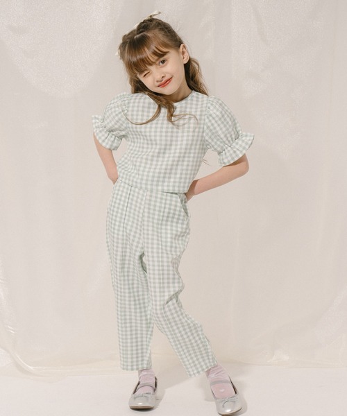 URBAN CHERRY（アーバンチェリー）の「【SEEM/シーム】タックテーパードパンツ（その他パンツ・キッズ・グリーン/ブラック/レッド・110cm/120cm/130cm/140cm/150cm）」の20枚目の写真