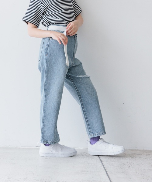 LOWRYS FARM(ローリーズファーム)の「デニムカコウストレートP2 114248(デニムパンツ・キッズ・ブルー・110cm/120cm/130cm/140cm/150cm)」の15枚目の写真