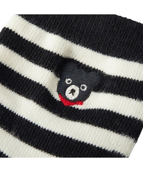 DOUBLE_B(ダブルビー)の「ボーダーソックス(ソックス/靴下・キッズ・サックスブルー/パープル/ブラック・19-21cm/17-19cm/13-15cm/11-13cm/15-17cm)」の9枚目の写真