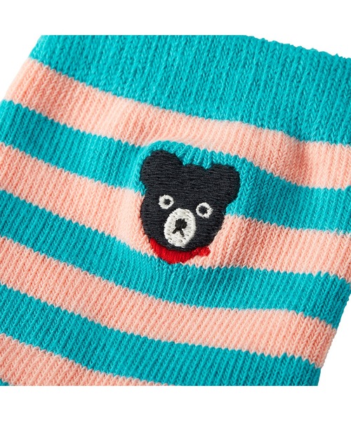 DOUBLE_B(ダブルビー)の「ボーダーソックス(ソックス/靴下・キッズ・サックスブルー/パープル/ブラック・19-21cm/17-19cm/13-15cm/11-13cm/15-17cm)」の12枚目の写真