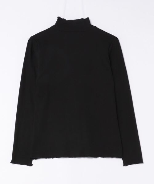 Coo+i(クーイ)の「リブハイネックメロウトップス(Tシャツ/カットソー・レディース・ブラック/チャコールグレー/ブラウン/テラコッタ/ネイビー/グレー/モカ/ワインレッド・FREE)」の9枚目の写真