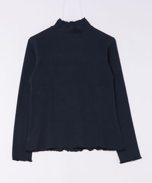 Coo+i(クーイ)の「リブハイネックメロウトップス(Tシャツ/カットソー・レディース・ブラック/チャコールグレー/ブラウン/テラコッタ/ネイビー/グレー/モカ/ワインレッド・FREE)」の20枚目の写真