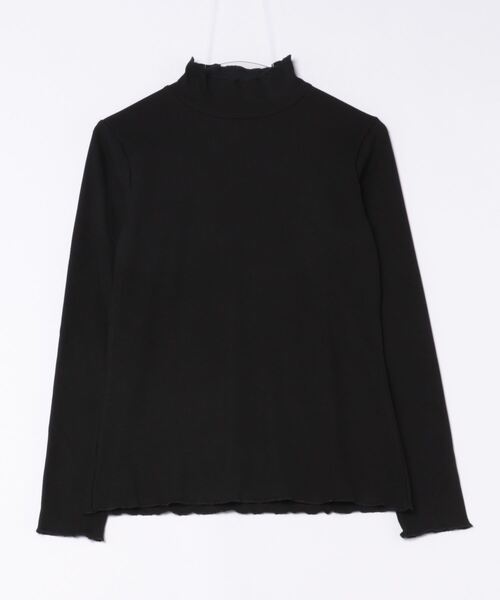 Coo+i(クーイ)の「リブハイネックメロウトップス(Tシャツ/カットソー・レディース・ブラック/チャコールグレー/ブラウン/テラコッタ/ネイビー/グレー/モカ/ワインレッド・FREE)」の22枚目の写真