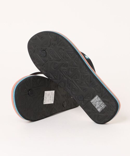 Quiksilver（クイックシルバー）の「QUIKSILVER クイックシルバー MOLOKAI STRIPE メンズビーチサンダル(モロカイストライプ)（サンダル・メンズ・グリーン系その他/オレンジ系その他・26.0cm/27.0cm/28.0cm/25.0cm）」の4枚目の写真