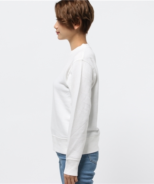 SEVENDAYS=SUNDAY（セブンデイズサンデイ）の「トンプキン裏毛　長袖ラグランプルオーバー（Tシャツ/カットソー・レディース・オフホワイト/杢グレー/チャコールグレー/ネイビー・LARGE/MEDIUM）」の6枚目の写真