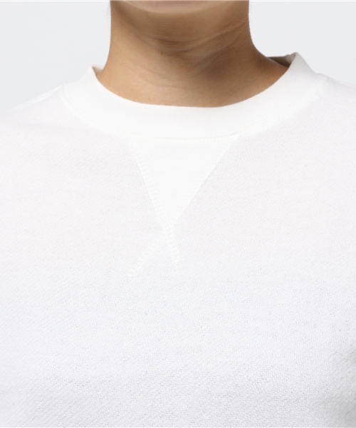 SEVENDAYS=SUNDAY（セブンデイズサンデイ）の「トンプキン裏毛　長袖ラグランプルオーバー（Tシャツ/カットソー・レディース・オフホワイト/杢グレー/チャコールグレー/ネイビー・LARGE/MEDIUM）」の8枚目の写真