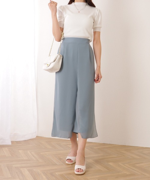 レディース　ワイドパンツ adidas WIDE LEG PANTS / アディダス ワイド レッグ パンツ