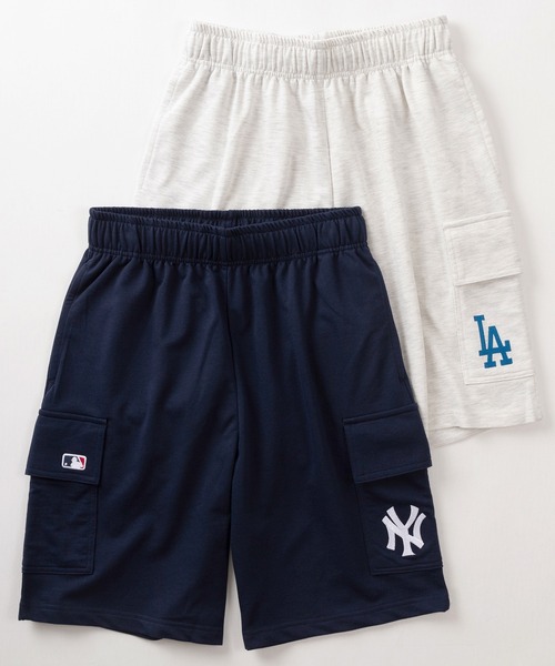 MLB（メジャーリーグベースボール）の「【MAJOR LEAGUE BASEBALL/メジャーリーグベースボール】MLB 3TEAM LOGO ミッドサイズ刺繍＆ワンポイントロゴデザイン