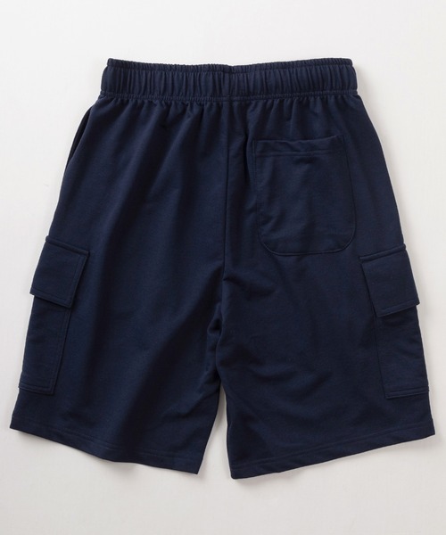 MLB（メジャーリーグベースボール）の「【MAJOR LEAGUE BASEBALL/メジャーリーグベースボール】MLB 3TEAM LOGO ミッドサイズ刺繍＆ワンポイントロゴデザイン スウェットカーゴショーツ/ショートパンツ（その他パンツ・メンズ・ブラック/ヘザーグレー/ネイビー・M/L/XL）」の5枚目の写真