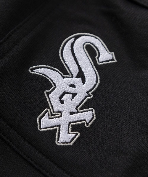 MLB（メジャーリーグベースボール）の「【MAJOR LEAGUE BASEBALL/メジャーリーグベースボール】MLB 3TEAM LOGO ミッドサイズ刺繍＆ワンポイントロゴデザイン スウェットカーゴショーツ/ショートパンツ（その他パンツ・メンズ・ブラック/ヘザーグレー/ネイビー・M/L/XL）」の11枚目の写真