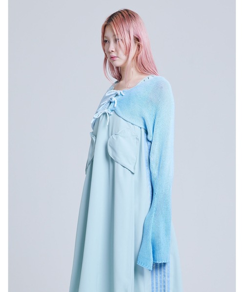 Little sunny bite(リトルサニーバイト)の「gradation cardigan(カーディガン/ボレロ・レディース・ブルー/ピンク/グリーン・FREE)」の11枚目の写真
