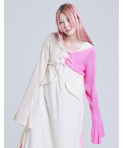 Little sunny bite(リトルサニーバイト)の「gradation cardigan(カーディガン/ボレロ・レディース・ブルー/ピンク/グリーン・FREE)」の17枚目の写真