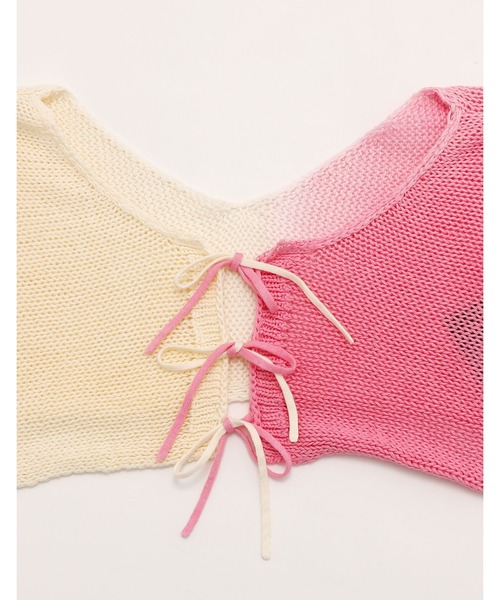 Little sunny bite(リトルサニーバイト)の「gradation cardigan(カーディガン/ボレロ・レディース・ブルー/ピンク/グリーン・FREE)」の19枚目の写真