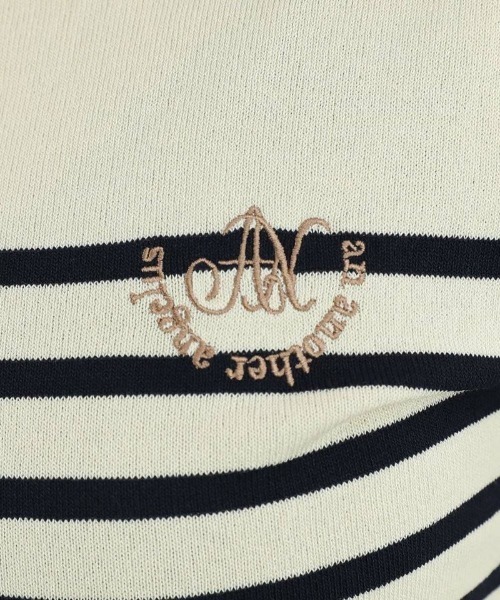 an another angelus(アンアナザーアンジェラス)の「ロゴ刺繍ボーダーニットプルオーバー/ananotherangelus(ニット/セーター・レディース・ブルー/ミント/ネイビー・FREE)」の22枚目の写真