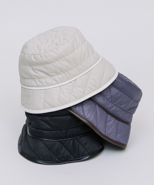 AULA AILA(アウラアイラ)の「リバーシブルバケットハット(ハット・レディース・ブラック/ブラウン/オフホワイト・0)」の4枚目の写真