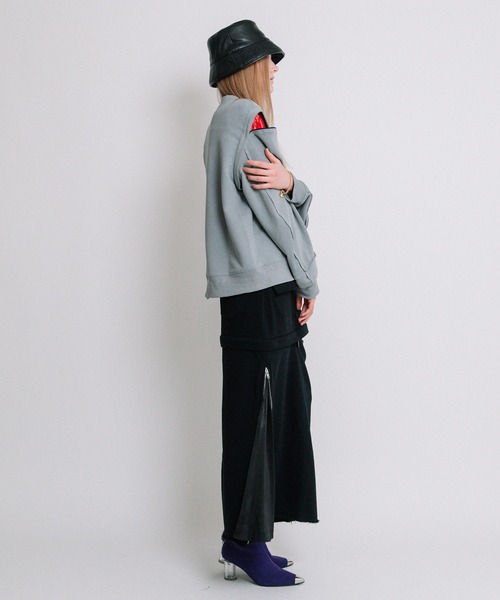 AULA AILA(アウラアイラ)の「リバーシブルバケットハット(ハット・レディース・ブラック/ブラウン/オフホワイト・0)」の6枚目の写真