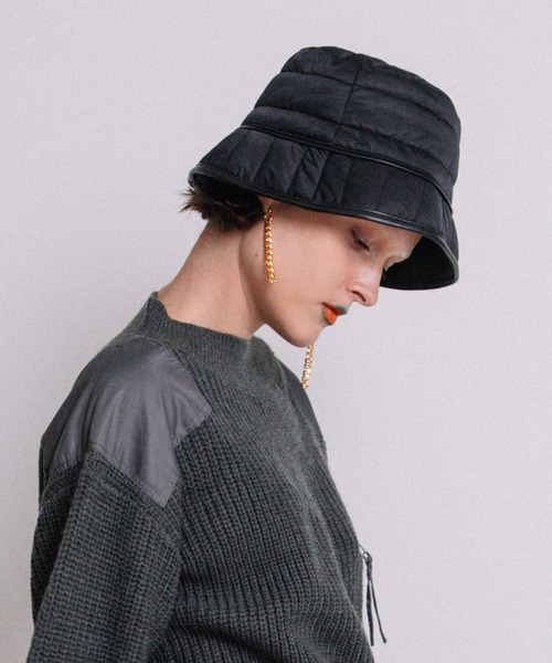 AULA AILA(アウラアイラ)の「リバーシブルバケットハット(ハット・レディース・ブラック/ブラウン/オフホワイト・0)」の18枚目の写真