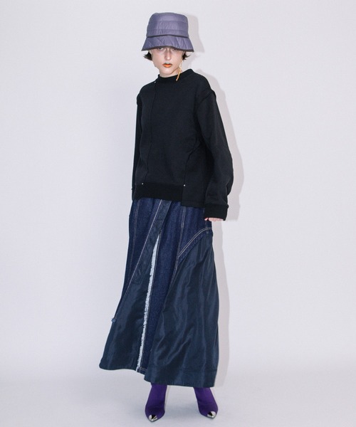 AULA AILA(アウラアイラ)の「リバーシブルバケットハット(ハット・レディース・ブラック/ブラウン/オフホワイト・0)」の19枚目の写真