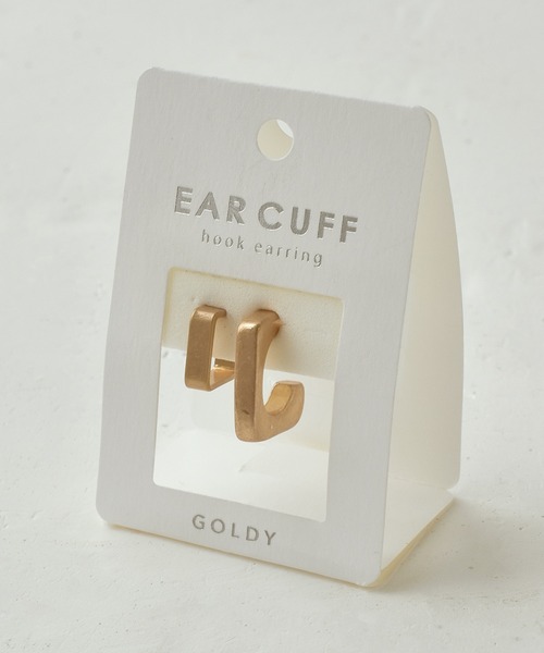 GOLDY（ゴールディ）の「スクエア ライン セット イヤーカフ（イヤーカフ・レディース・ゴールド/シルバー系その他/ゴールド系その他/シルバー・FREE）」の5枚目の写真