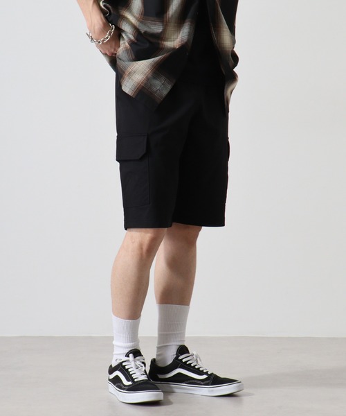 BALL(ボール)の「BALL ストレッチ天竺 カーゴショートパンツ(カーゴパンツ・メンズ・ベージュ/ネイビー/カーキ/ブラック・M/L/LL)」の7枚目の写真