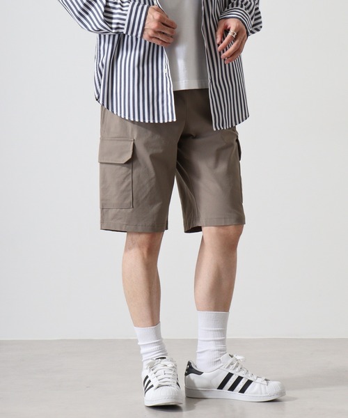 BALL(ボール)の「BALL ストレッチ天竺 カーゴショートパンツ(カーゴパンツ・メンズ・ベージュ/ネイビー/カーキ/ブラック・M/L/LL)」の11枚目の写真