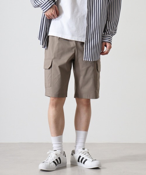 BALL(ボール)の「BALL ストレッチ天竺 カーゴショートパンツ(カーゴパンツ・メンズ・ベージュ/ネイビー/カーキ/ブラック・M/L/LL)」の10枚目の写真