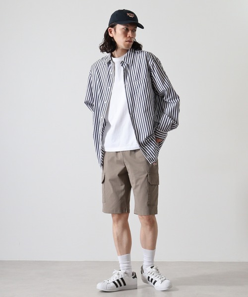 BALL(ボール)の「BALL ストレッチ天竺 カーゴショートパンツ(カーゴパンツ・メンズ・ベージュ/ネイビー/カーキ/ブラック・M/L/LL)」の13枚目の写真