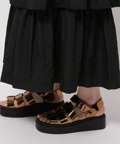 niko and...（ニコアンド）の「ナイロンティアードスカート（スカート・レディース・モカ/ブラック/アイボリー・FREE）」の16枚目の写真