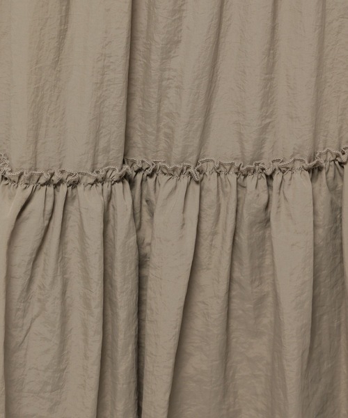 niko and...（ニコアンド）の「ナイロンティアードスカート（スカート・レディース・モカ/ブラック/アイボリー・FREE）」の20枚目の写真