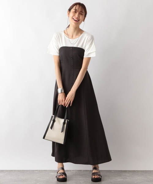 入荷中 セール】MATINEE LINE/冷感フリルスリーブ半袖/123971（Tシャツ トップス